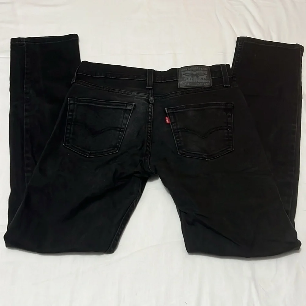 Levi’s Black 511 Straight Jeans